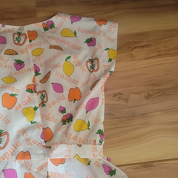 Vintage 50s 60s Swirl Wrap Dress M - Picture 13 of 15